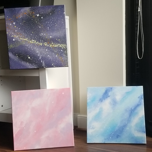 Pink Abstract Painting - Picture 4 of 4